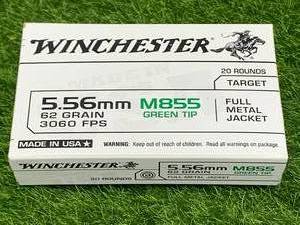 lot 10 image: 20 Rounds 5.56 Green Tip M855 Ammo Ammunition