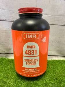 lot 12 image: 1 Pound IMR 4831 Smokeless Powder (no shipping)