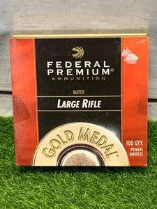 lot 13 image: 100ea Large Rifle Primers (no shipping)