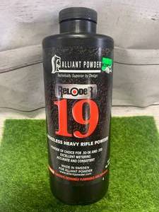 lot 20 image: 1 Pound Reloader 19 Rifle Powder (no shipping)