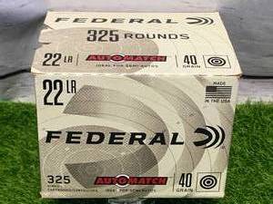 lot 39 image: 325 Rounds .22 Ammo Ammunition
