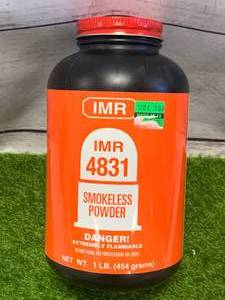 lot 60 image: 1 Pound IMR 4831 Smokeless Powder (no shipping)