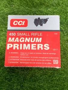 lot 74 image: 100ea Small Magnum Rifle Primers (no shipping)