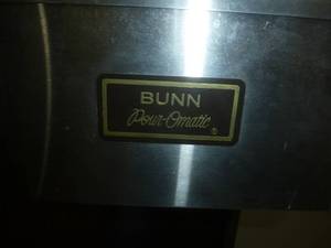lot 10 image: Bunn Coffee Machine