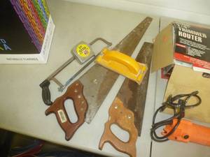 lot 21 image: Hand Saws & Hack Saws