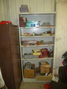 lot 39 image: Steel Cabinets & Contents North side