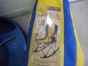 lot 69 image: Sleds & Camp Chair Rocker