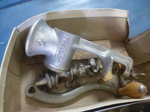 lot 90 image: Universal Meat Grinders #1 & #2