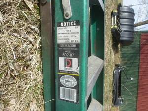 lot 103 image: Davidson Fiberglass Ladder 7