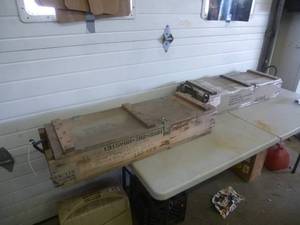 lot 106 image: Military Ammo Boxes