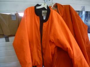 lot 124 image: Orange Hunting Suits