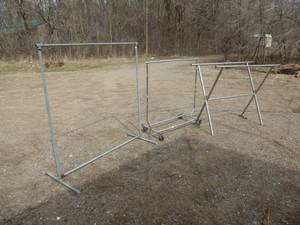 lot 147 image: Clothes Racks x 3