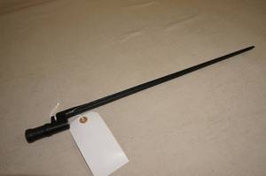 lot 27 image: Antique 4 Prong Spike Bayonet - 20 Overall Length