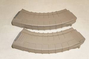 lot 17 image: (2) Tapco 7.62x39 Magazines - FDE