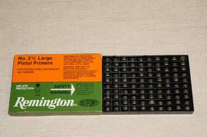 lot 41 image: 100 Remington No 2-12 Large Pistol Primers