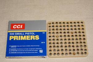 lot 46 image: 100 CCI No 500 Small Pistol Primers