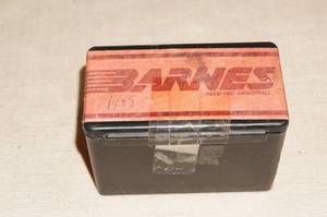 lot 57 image: 50 Barnes .375 Cal 300 Gr Semi-Spitzer SP Bullets