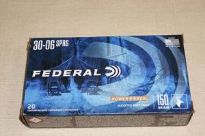 lot 80 image: 20 Federal .30-06 Sprg 150 Gr JSP Ammo