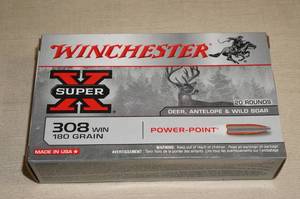 lot 87 image: 20 Winchester Super-X .308 Win 180 Gr Power Point Ammo