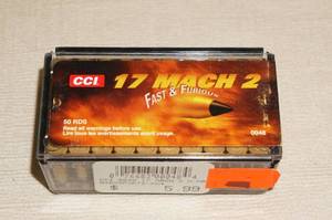 lot 91 image: 50 CCI .17 Mach 2 V-Max Ammo