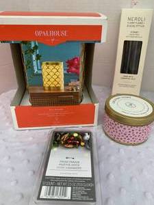 Reed Diffuser w Refill and Wax Warmer, Candle NEW