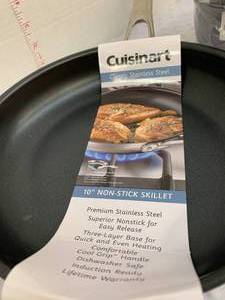 Cusinart 10 Non-Stick Stainless Steel Pan  4 Bunt Cake 4 NEW