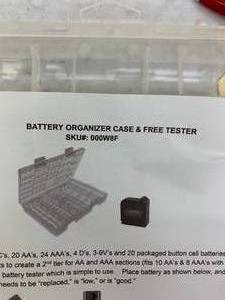 Battery Daddy Storage System New and Battery Organizer