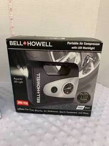 Black & Decker Ceramic Heater  Bell & Howell Air Compressor Open Box