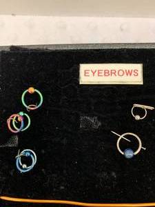 Body Jewelry Lot - Eyebrow and Labrets