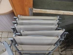 lot 45 image: Tan Patio Chairs x 5