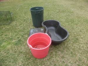 lot 55 image: Feed Tubs