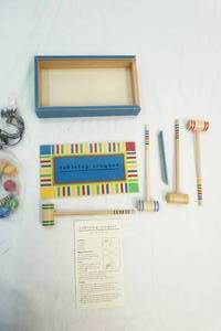 lot 21 image: Croquet table game