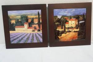 lot 64 image: Framed tiles