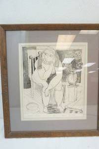 lot 75 image: Etching signed print