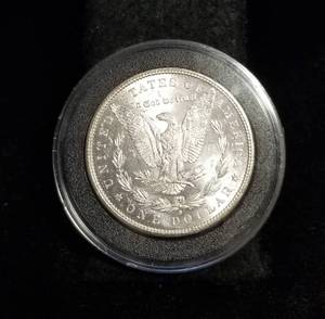 1880-S MORGAN SILVER DOLLAR BU-UNC IN AIRTITE