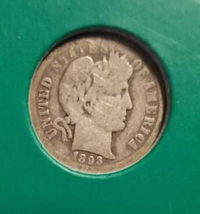 1893-O BARBER DIME