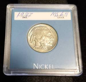 1937 BUFFALO NICKEL IN HIGHER GRADE