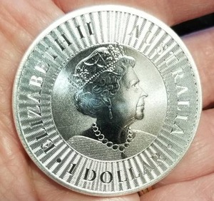 2021 AUSTRALIA $1 KANGAROO 1 TROY OZ .9999 FINE SILVER