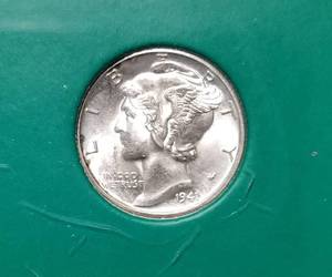 1941-D MERCURY DIME IN HIGHER GRADE