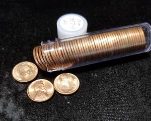 BU ROLL OF 1957-D US WHEAT CENTS (50 COINS)