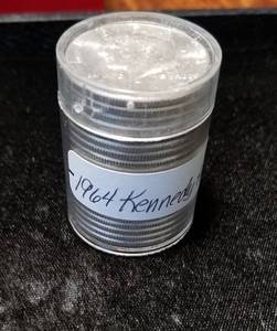 UNC ROLL OF 1964 KENNEDY HALF DOLLARS 20 COINS