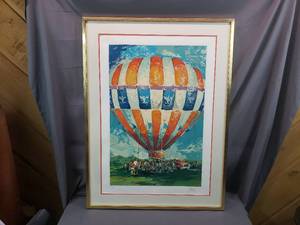 lot 21 image: Print of Hot Air Balloon #143300