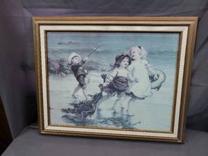 lot 32 image: Sea Horses by Fred Morgan