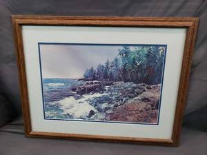 lot 33 image: Rugged Shore by Gary Spetz
