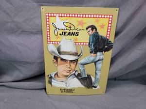 lot 44 image: James Dean Metal Sign