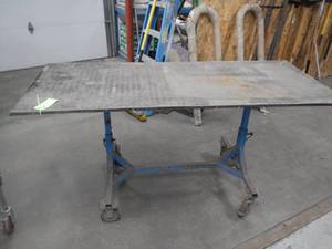 Heavy Duty Steel Adjustable Table