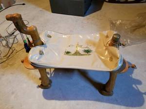 lot 51 image: Vintage Camel Stool
