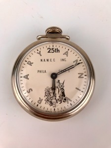 lot 9 image: Vintage - 25th Anniversary Pocket Watch