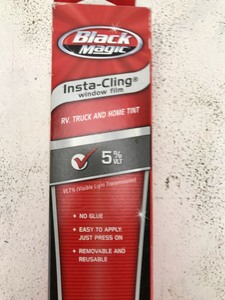 lot 85 image: Black Magic - Insta-Cling 5% Tint - Window Film