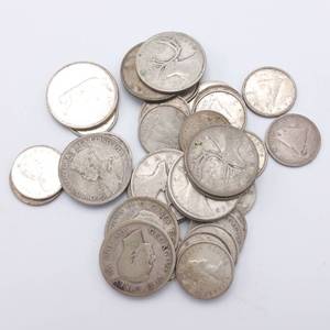 $5.30 Face Value of Canada 80% Silver Coins, Actual Silver Weight is 3.18 Troy Ounces